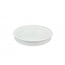 Thunder Group NS608W Nustone Tortilla Server w/ Cover, White Color, Melamine, 8-1/4(w) x 8-1/4(d) x 1-1/4(h) inch, NSF Listed – 1 dozen