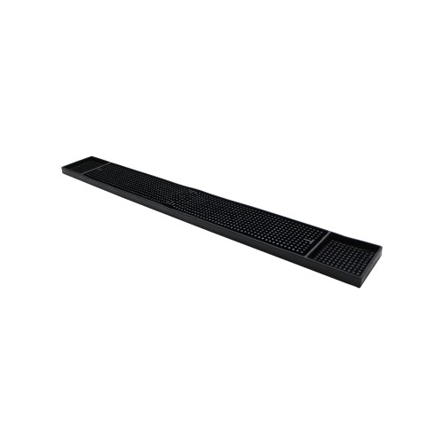 Thunder Group PLBM027BL Bar Mat, Black Color, Non-Slip, Plastic, 27(w) x 3-1/4(d)  x 2(h) inch