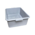 Thunder Group PLBT007G Bus Box, Grey, HDPE Plastic, 20-1/2(w) x 15-1/2(d) x 7(h) inch, NSF Listed