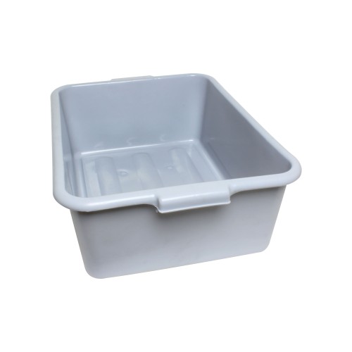 Thunder Group PLBT007G Bus Box, Grey, HDPE Plastic, 20-1/2(w) x 15-1/2(d) x 7(h) inch, NSF Listed
