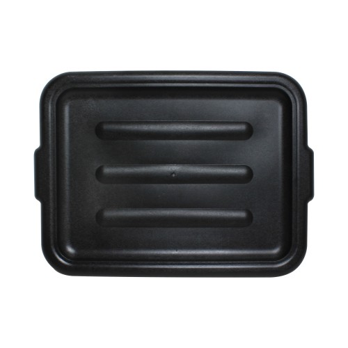 Thunder Group PLBTC001B Bus Box Lid, Black, HDPE Plastic, 21-1/2(w) x 16(d) x 1-1/2(h) inch, NSF Listed