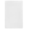 Thunder Group PLCB005 Heavy Duty Cutting Board, White Color, Polyethylene Plastic, Non-Skid, 20(w) x 15(d) x ½(h) inch, NSF Listed