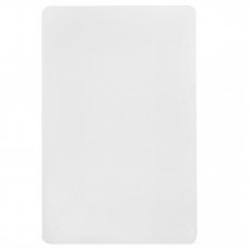 Thunder Group PLCB006 Heavy Duty Cutting Board, White Color, Polyethylene Plastic, Non-Skid, 24(w) x 18(d) x ½(h) inch, NSF Listed