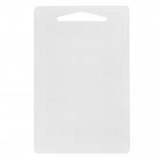 Thunder Group PLCB008  Heavy Duty Cutting Board, White Color, Polyethylene Plastic, Non-Skid, 10(w) x 6(d) x 3/8(h) inch, NSF Listed