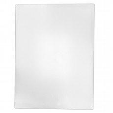 Thunder Group PLCB012 Heavy Duty Cutting Board, White Color, Polyethylene Plastic, Non-Skid, 20(w) x 15(d) x 3/4(h) inch, NSF Listed