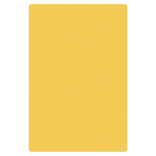 Thunder Group PLCB201505YW Heavy Duty Cutting Board, Yellow Color, Polyethylene Plastic, Non-Skid, 20(w) x 15(d) x 1/2(h) inch, NSF Listed