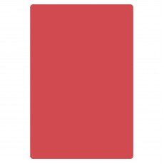 Thunder Group PLCB241805RD Heavy Duty Cutting Board, Red Color, Polyethylene Plastic, Non-Skid, 24(w) x 18(d) x 1/2(h) inch, NSF Listed