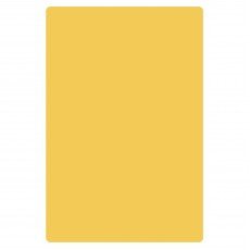 Thunder Group PLCB241805YW Heavy Duty Cutting Board, Yellow Color, Polyethylene Plastic, Non-Skid, 24(w) x 18(d) x 1/2(h) inch, NSF Listed