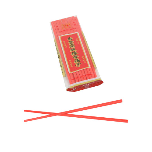 Thunder Group PLCS003 Chopsticks, Red, Plastic, 11(L) inch, 1000 Pair/Case