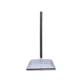 Thunder Group PLDP002 Dust Pan w/ Handle, European Style, Plastic, Gray Color, 12-1/2(w) x 13(d) x 28-3/8(h) inch