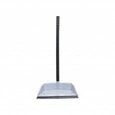 Thunder Group PLDP002 Dust Pan w/ Handle, European Style, Plastic, Gray Color, 12-1/2(w) x 13(d) x 28-3/8(h) inch