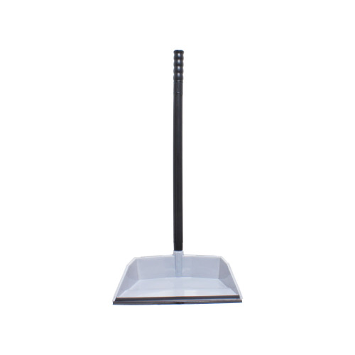 Thunder Group PLDP002 Dust Pan w/ Handle, European Style, Plastic, Gray Color, 12-1/2(w) x 13(d) x 28-3/8(h) inch