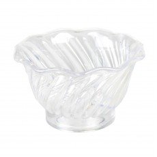 Thunder Group PLDS005C Ice Cream Sundae Desert Bowl, 5oz, Clear Plastic, 3-3/4(w) x 3-3/4(d) x 2-1/5(h) inch – 1 dozen