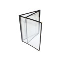 Thunder Group PLMENU-3BL Triple Fold Menu Cover, (6)view(s), Plastic Laminate, Black Trim, 8-1/2(w) x 11(d) x 1/4(h) inch
