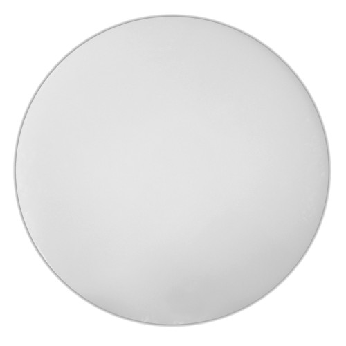 Thunder Group PLRCB001 Cutting Board, Round, White Color, Polyethylene, 14(w) x 14(d) x 1(h) inch