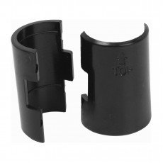 Thunder Group PLRPSS Shelf Clips, Black, Plastic, Split Sleeve, 1-1/5(w) x 1-1/5(d) x 1-2/3(h) inch – 4 pairs