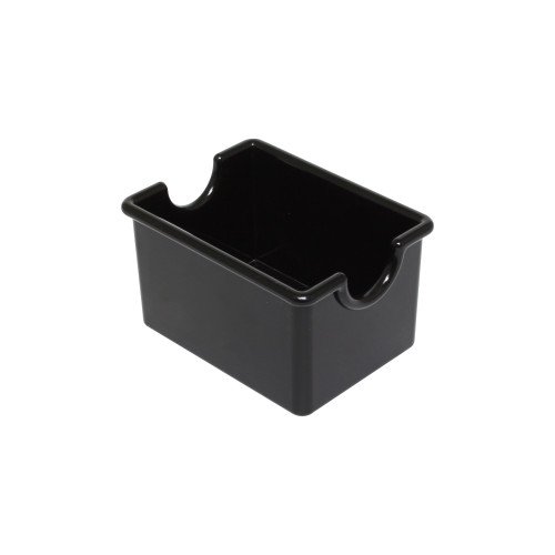 Thunder Group PLSP032BK Sugar Packet Holder, Black, Plastic, 3-1/2(w) x 2-1/2(d) x 2(h) inch – 1 dozen