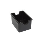 Thunder Group PLSP032BK Sugar Packet Holder, Black, Plastic, 3-1/2(w) x 2-1/2(d) x 2(h) inch – 1 dozen
