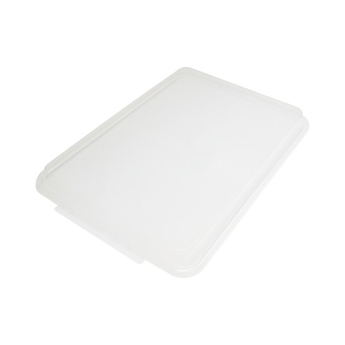 Thunder Group PLSP1813C Sheet Pan Cover, Fits ½ Size, Clear Polypropylene, 18(w) x 13(d) inch