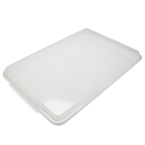 Thunder Group PLSP1826C Sheet Pan Cover, Fits Full-Size, Clear Polypropylene, 18(w) x 26(d) inch