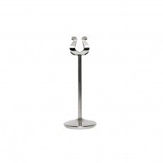 Thunder Group SLMH008 Menu Card Holder/Number Stand, 8(h) inch Tall, Stainless Steel – 1 dozen