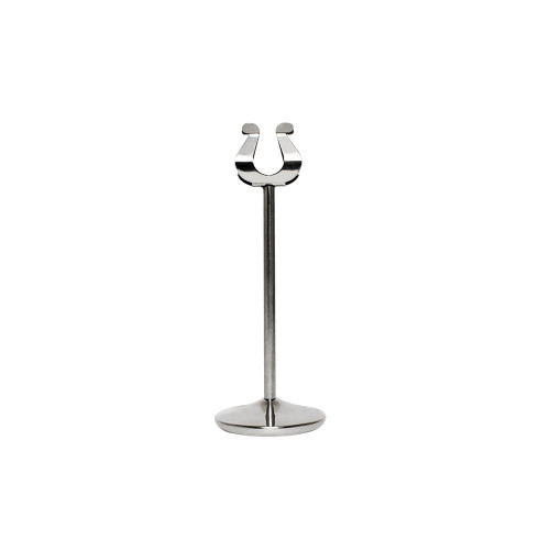 Thunder Group SLMH008 Menu Card Holder/Number Stand, 8(h) inch Tall, Stainless Steel – 1 dozen