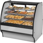 True TGM-DC-48-SC/SC-S-S 48-1/4 inch Stainless Steel Dry Display Case