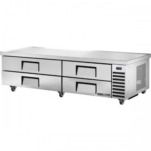 True TRCB-82-84-HC 84 inch Chef Base Refrigerator with 4 Drawers