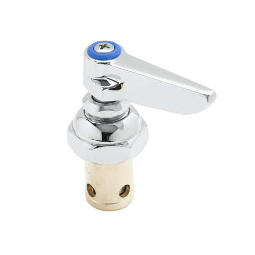 T&S Brass 002713-40 Eterna Spindle Assembly, Left Hand (Cold) Lever Handle & Screw Included, Low Lead, NSF Listed