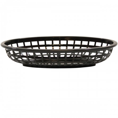 TableCraft 1074BK Black Oval Classic Basket - 36 each