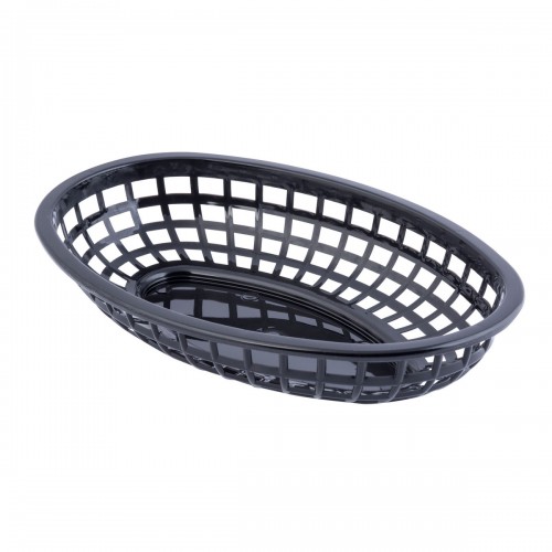 TableCraft 1074BK Black Oval Classic Basket - 36 each