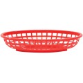 TableCraft 1074R Red Oval Classic Basket – 36 each