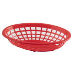 TableCraft 1074R Red Oval Classic Basket – 36 each