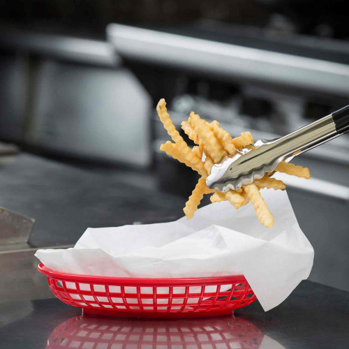 TableCraft 1074R Red Oval Classic Basket – 36 each