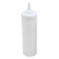 Tablecraft 11253CHDS 12oz High Density Wide-Mouth Squeeze Bottle, Clear with Standard TipTop™,  NSF Listed, 12 each