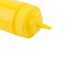 TableCraft 11663M 16oz Wide-Mouth Squeeze Bottle, Yellow, Standard Cone Top,  NSF Listed - 12 each