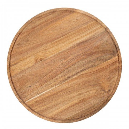 Tablecraft 11829 Lazy Susan, Acadia Wood, Light Brown, Round, 15(w) x 15(d) x 1/625(h) inch