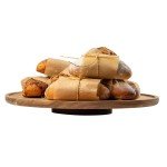 Tablecraft 11829 Lazy Susan, Acadia Wood, Light Brown, Round, 15(w) x 15(d) x 1/625(h) inch