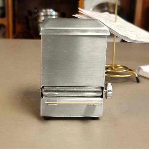 TableCraft 236 Toothpick Dispenser, Stainless Steel