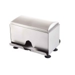 TableCraft 237 Two-Sided Stainless Steel Straw Dispenser