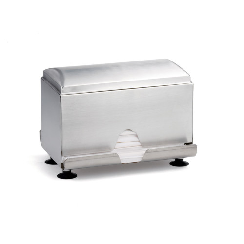 TableCraft 237 Two-Sided Stainless Steel Straw Dispenser