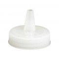 TableCraft 363TC Squeeze Bottle Cap Top, 63mm Wide Cap Top, Natural, NSF Listed – 12 each