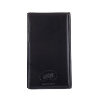 Tablecraft 59BK Black Vinyl Check Presenter, 1 each