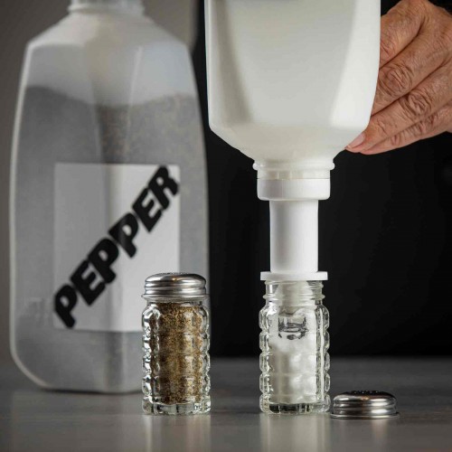 TableCraft 90S Salt Refiller, (½)Gallon Capacity, Polyethylene