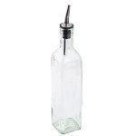 TableCraft 916 Prima™ 16oz Oil & Vinegar Bottle, Stainless Steel Pourer – 12 each