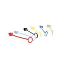 TableCraft C100TA Tethered Cap, Fits Standard Cone Tiptop, Assorted Colors – 12 each