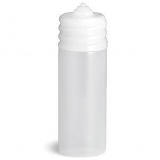 TableCraft N20C Saferfood Solutions 20oz Wide-mouth Squeeze Bottle, Clear Polyethylene, NSF Listed - 12 each