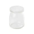 TableCraft SGJ6 6oz Single Server Glass Jar w/ Plastic Lid - 12 each
