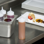 TableCraft T4 (4)Hole(s) Squeeze Bottle Template, Stainless Steel