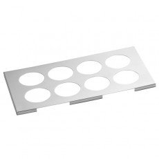 TableCraft T8 (8)Hole(s) Squeeze Bottle Template, Stainless Steel
